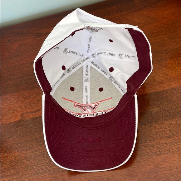 The Game White and Maroon Virginia Tech Hat - Picture 7 of 7